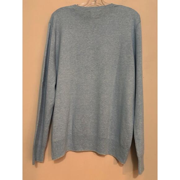 Bonobos Henley Sweater Mens Large Cotton Linen Blend Long Sleeve Pullover New - Picture 2 of 6